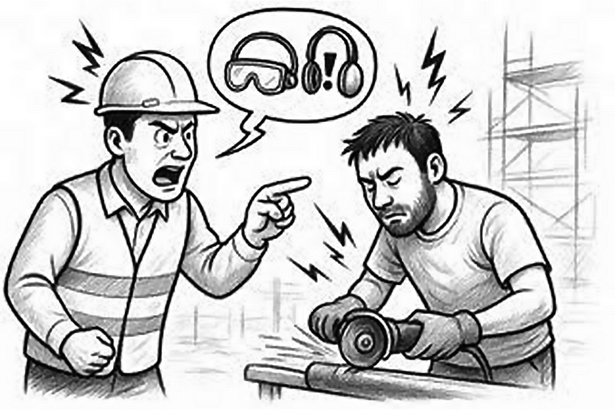 erreurs sur chantier compromettant la sécurité des travailleurs